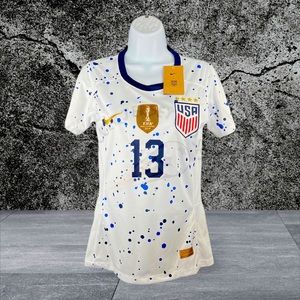 Alex Morgan #13 USA 2023 Stadium Home Slim Fit Women's World Cup Soccer Jersey